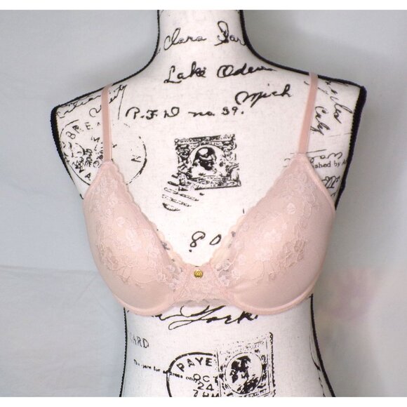 🆕NATORI Cherry Blossom Convertible Push-Up T-Shirt Bra Cameo Rose 36D #727191 - Picture 7 of 11